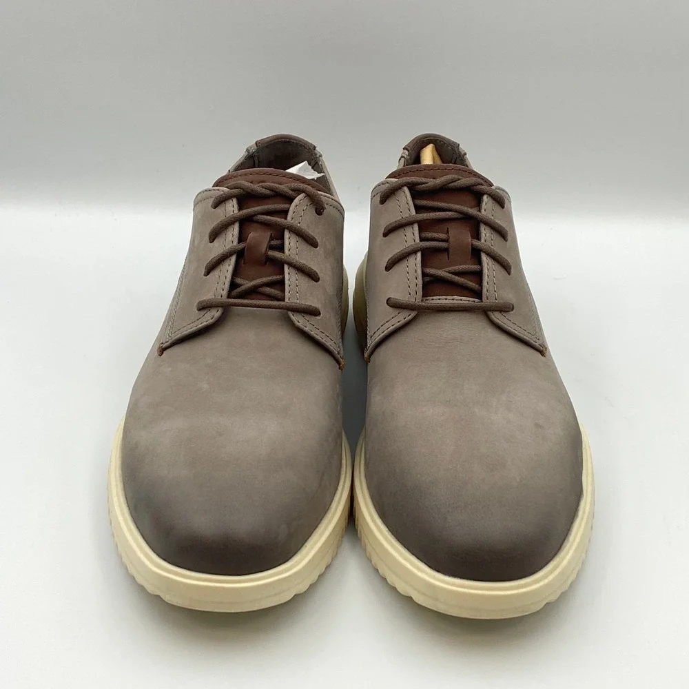NEW Cole Haan Grand+ Plain Toe Leather Oxford Shoes Gray Men's Size 8.5 M C39823 - Picture 4 of 8